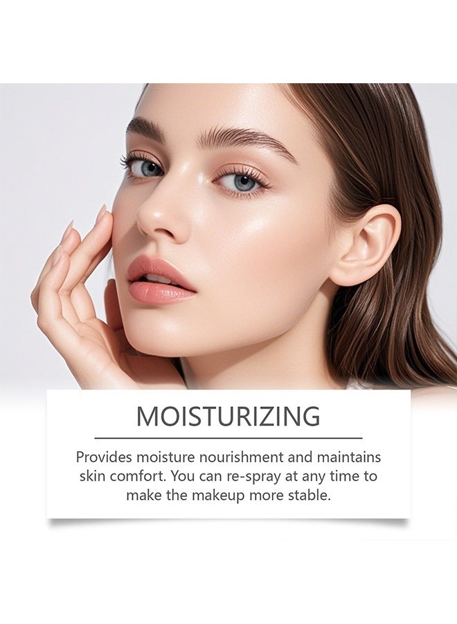 zephoco Waterproof Makeup Setting Spray - Natural, Light-Translucent, Oil-Controlled, Foggy Face Moisturizing and Refreshing, Hydrating, Softening, Long-Wearing Spray 50ml - Image 2